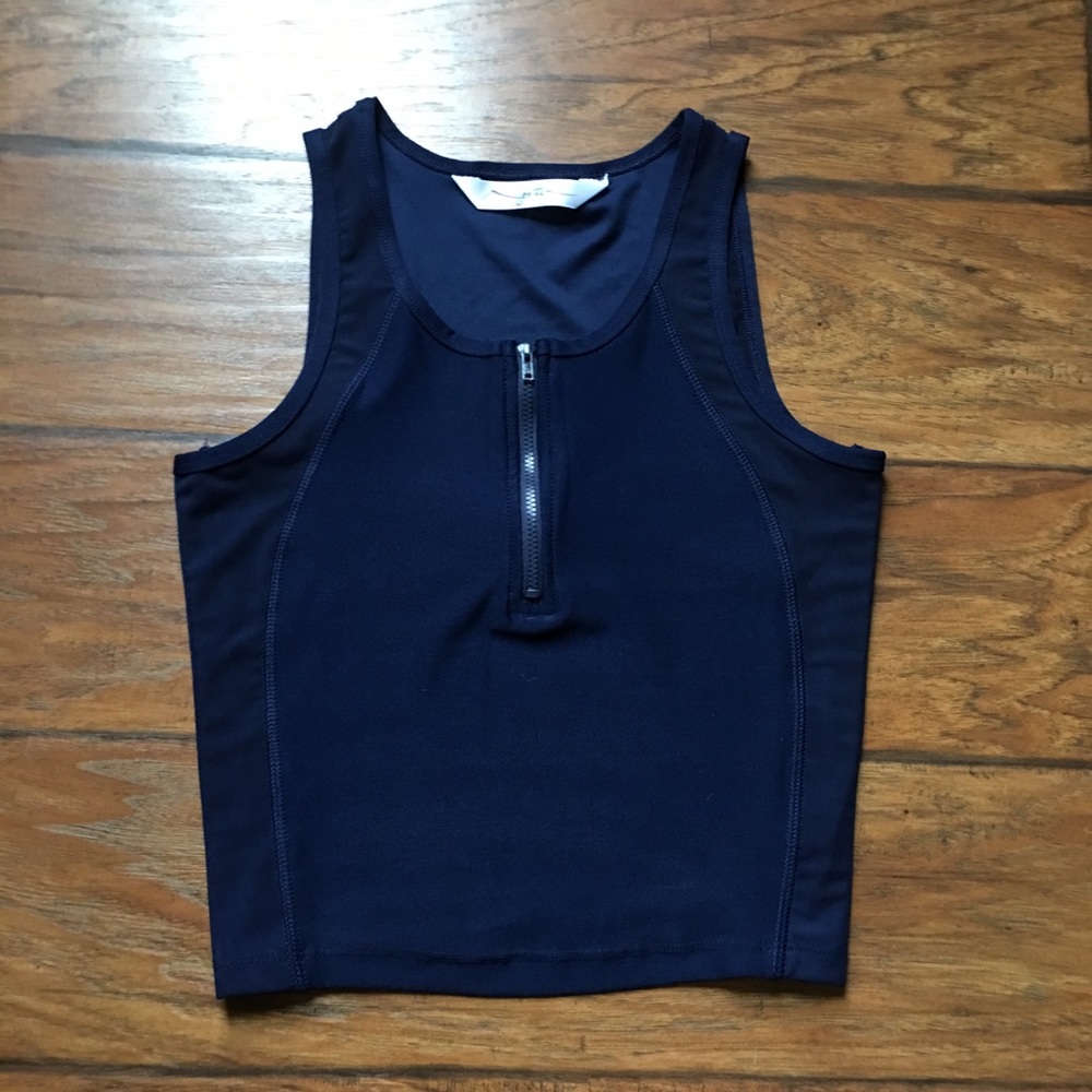 Gym blue top